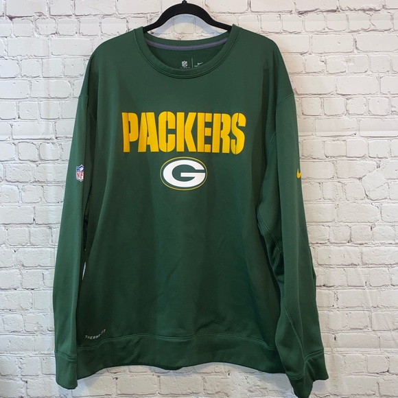NFL Other - NFL x Nike Therma Fit Green Greenbay Packers  Sweatshirt